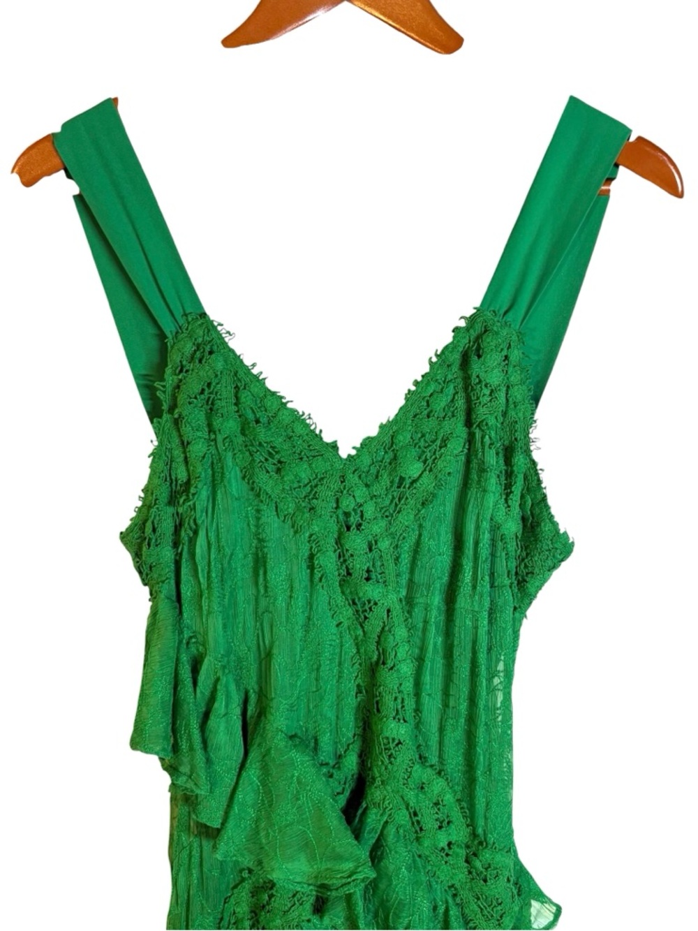 ALEXIS Green Lace Bozoma Dress in Sz S - Picture 7 of 8